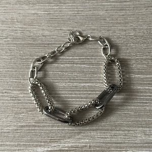 Silver Chain Link Bracelet